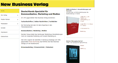 Desktop Screenshot of newbusinessverlag.de